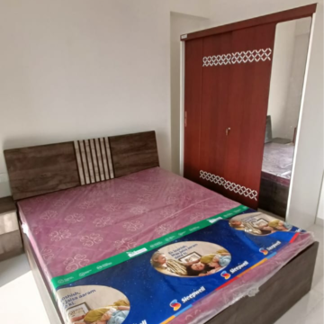 Bedroom in 2 BHK Apartment at Ashar Axis, Subhash Nagar – for Rent