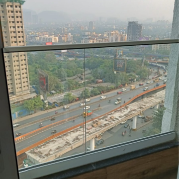 Balcony in 2 BHK Apartment at Ashar Axis, Subhash Nagar – for Rent
