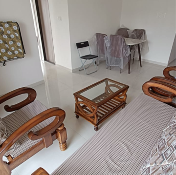 Living Room in 2 BHK Apartment at Ashar Axis, Subhash Nagar – for Rent