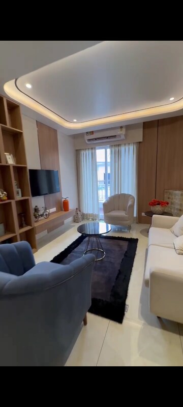 Living Room in 3.5 BHK Apartment at Rishita Mulberry Heights, Sushant Golf City – for Sale