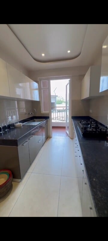 Kitchen in 3.5 BHK Apartment at Rishita Mulberry Heights, Sushant Golf City – for Sale