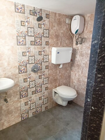 Bathroom in 1 BHK Apartment at Karma Heights, Vasai East – for Sale