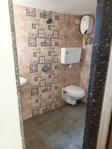 Bathroom in 1 BHK Apartment at Karma Heights, Vasai East – for Sale