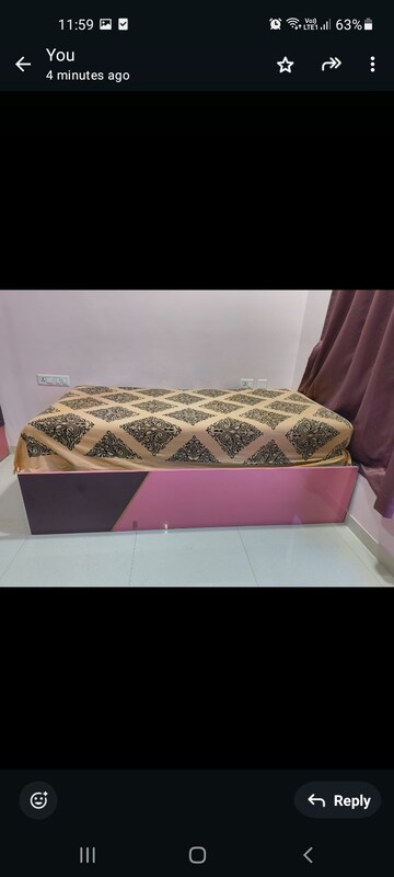 Bedroom in 2 BHK Apartment at Pride Purple Park Connect, Hinjewadi – for Rent