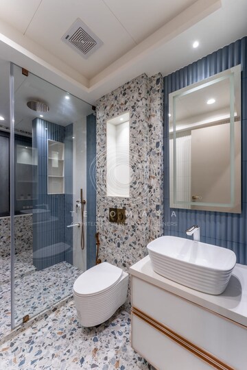 Bathroom in 3.5 BHK Penthouse at Marvel Sangria, Mohammadwadi – for Rent