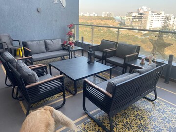 Living Room in 3.5 BHK Penthouse at Marvel Sangria, Mohammadwadi – for Rent