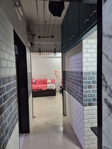 Kitchen in 1 BHK Apartment at Asha Park CHS, Dombivli East – for Sale
