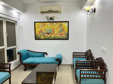 Living Room in 3 BHK Apartment at Sunworld Vanalika, Sector 107 – for Rent