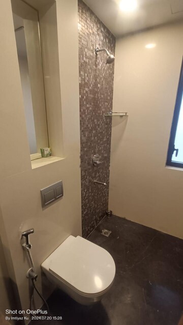 Bathroom in 3 BHK Apartment at Lodha Trump Tower, Worli – for Rent