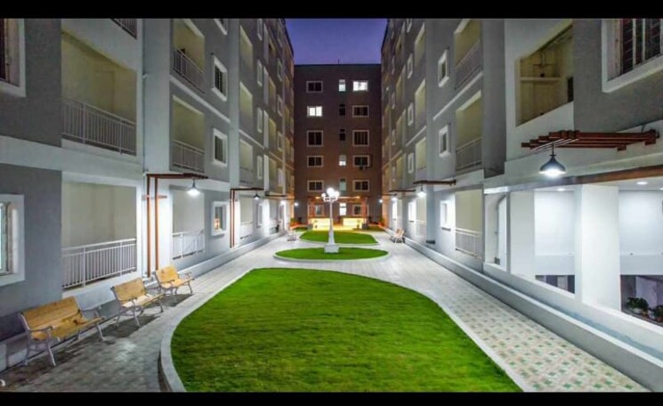 Balcony, endeco-lakeview-apartments 2 Bedroom 864 Sq.Ft. Apartment In Hafeezpet Hyderabad 8101184