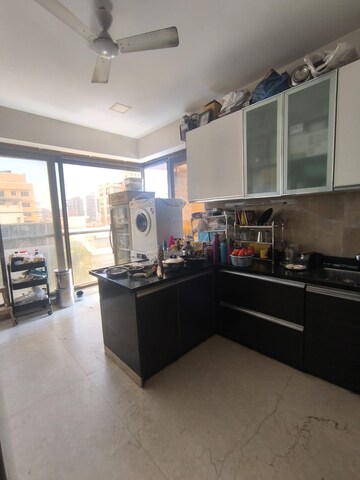 Kitchen in 4 BHK Apartment at Suhag Apartment, Santacruz West – for Rent