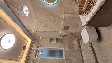 Bathroom in 3 BHK Apartment at Indiabulls Sky Forest, Lower Parel – for Rent