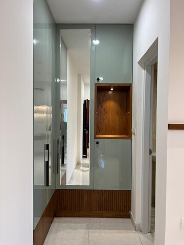 Building Lobby in 3 BHK Apartment at Prestige High Fields Gachibowli, Gachibowli – for Rent