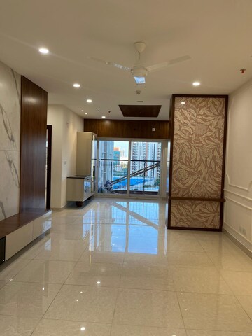 Living Room in 3 BHK Apartment at Prestige High Fields Gachibowli, Gachibowli – for Rent