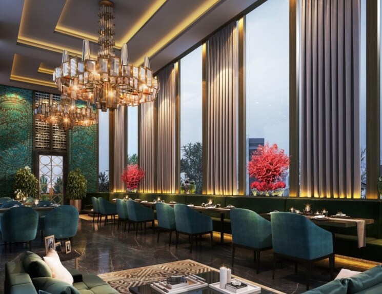 Living Room, rg-residency-ph-iii 3 Bedroom 2180 Sq.Ft. Apartment In Sector 120 Noida 8101332