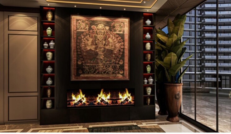 Living Room, rg-residency-ph-iii 3 Bedroom 2180 Sq.Ft. Apartment In Sector 120 Noida 8101332