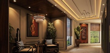 Living Room in 3 BHK Apartment at RG Residency, Sector 120 – for Sale
