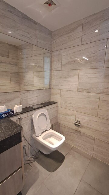 Bathroom in 4 BHK Apartment at Rustomjee Crown, Prabhadevi – for Rent