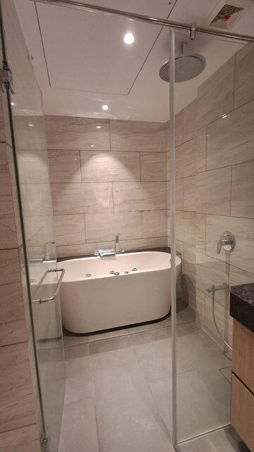 Bathroom in 4 BHK Apartment at Rustomjee Crown, Prabhadevi – for Rent