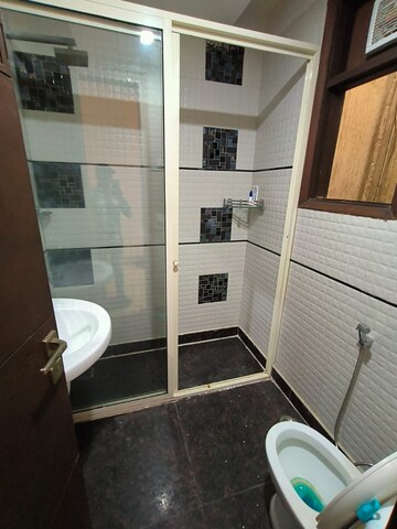 Bathroom in 3 BHK Apartment at Saket – for Rent