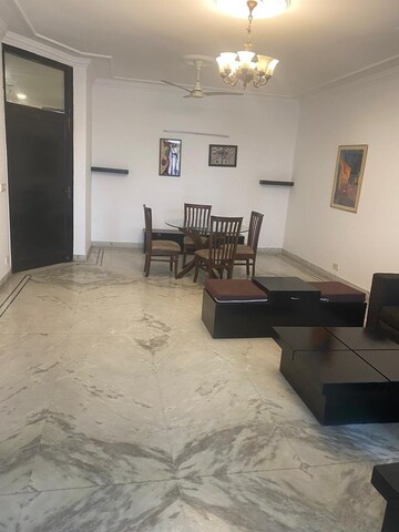 Living Room in 4 BHK Builder Floor at Saket – for Rent