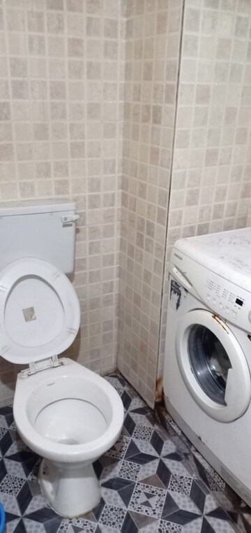 Bathroom in 3 BHK Apartment at BKS Galaxy CHS, Kharghar – for Rent