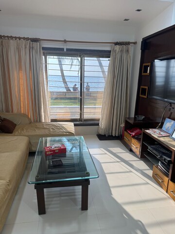 Living Room in 2 BHK Apartment at Beach Heaven, Juhu – for Rent
