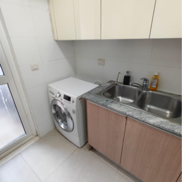Kitchen in 3 BHK Apartment at Dlf Phase V – for Rent
