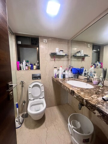 Bathroom in 3 BHK Apartment at Juhu – for Rent