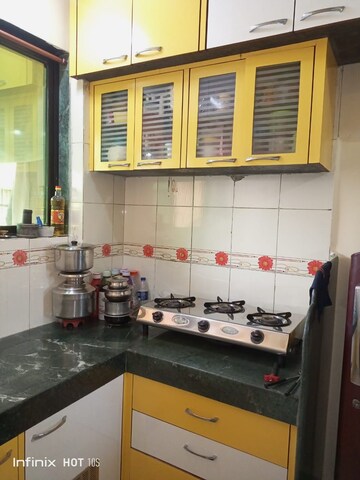 Kitchen in 1 BHK Apartment at Parijat CHS, Dombivli East – for Rent