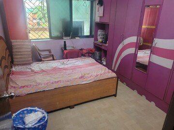 Bedroom in 2 BHK Apartment at Deep Jaydeep CHS, Kopar Khairane – for Sale