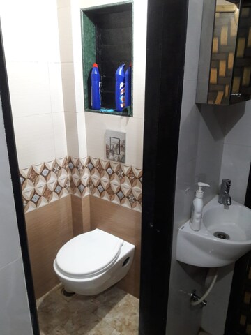 Bathroom in 2 BHK Apartment at Deep Jaydeep CHS, Kopar Khairane – for Sale