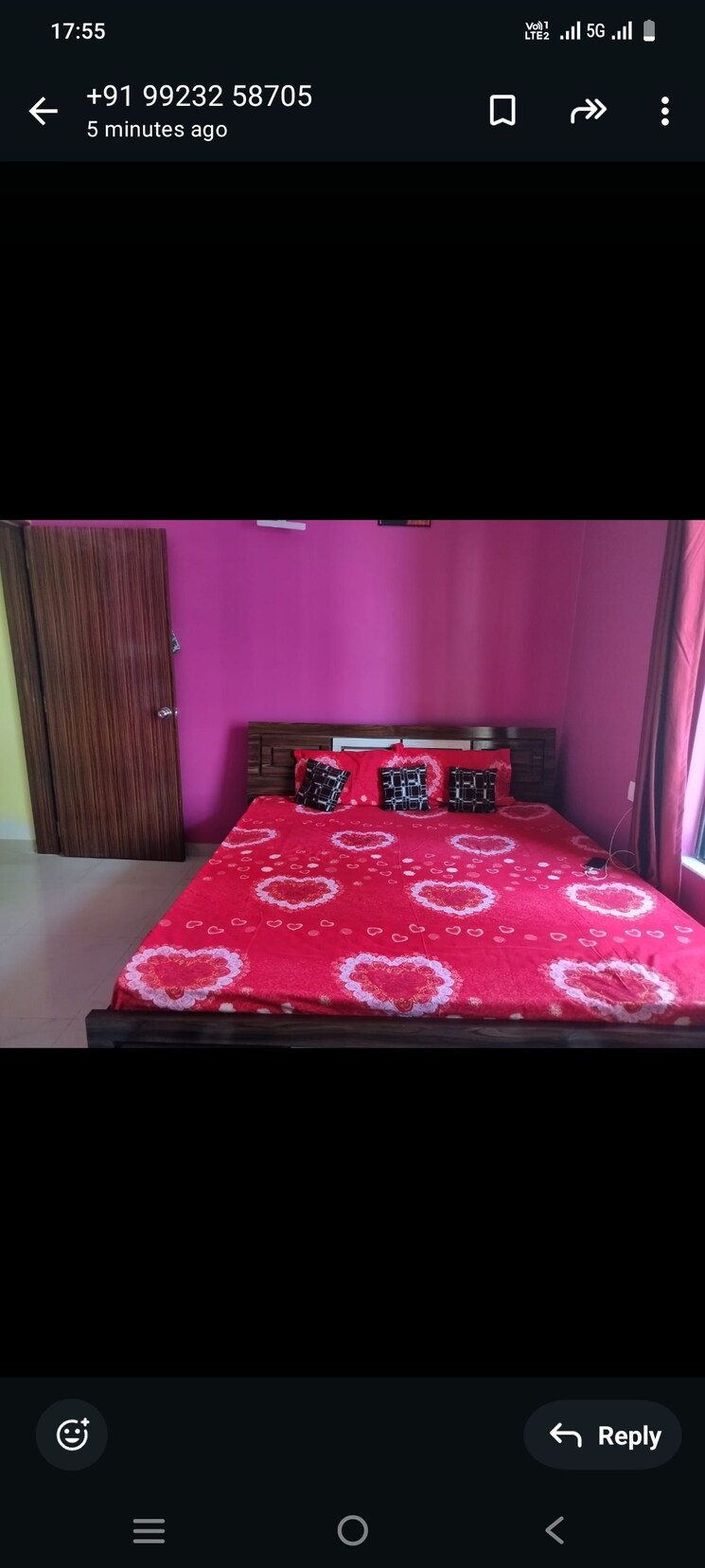 Bedroom, mont-vert-tropez 3 Bedroom 1550 Sq.Ft. Apartment In Wakad Pune 8101857