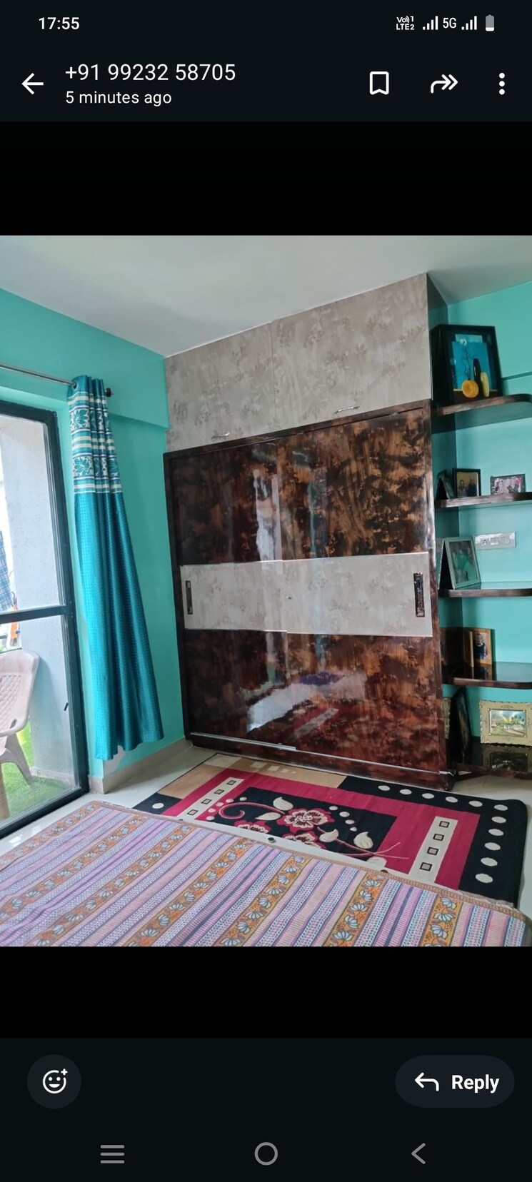 Bedroom, mont-vert-tropez 3 Bedroom 1550 Sq.Ft. Apartment In Wakad Pune 8101857