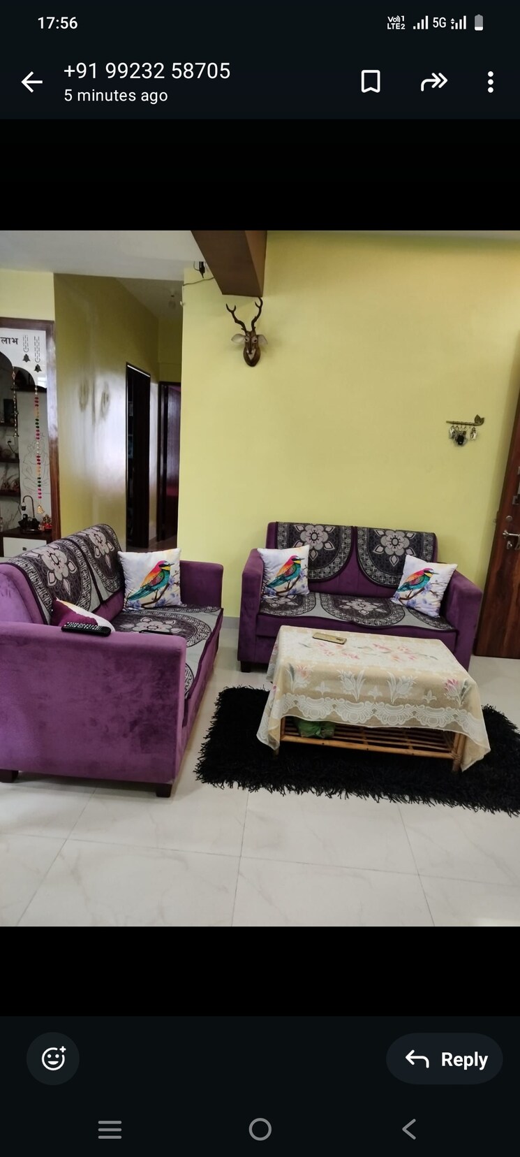 Bedroom, mont-vert-tropez 3 Bedroom 1550 Sq.Ft. Apartment In Wakad Pune 8101857