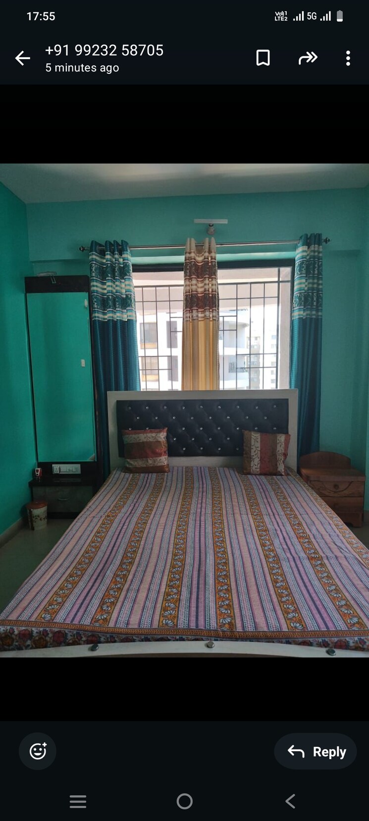 Bedroom, mont-vert-tropez 3 Bedroom 1550 Sq.Ft. Apartment In Wakad Pune 8101857