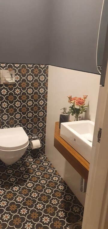 Bathroom in 3 BHK Builder Floor at DLF Atria, Dlf Phase ii – for Rent