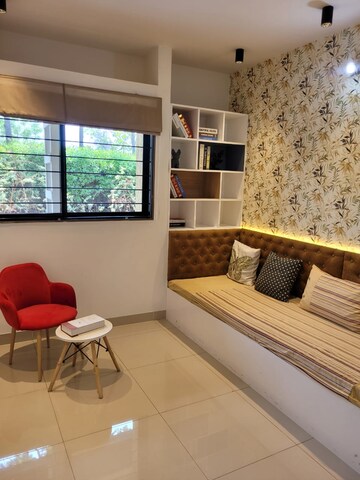 Living Room in 2 BHK Apartment at Magarpatta Riverview City Hornbill Heights, Loni Kalbhor – for Sale