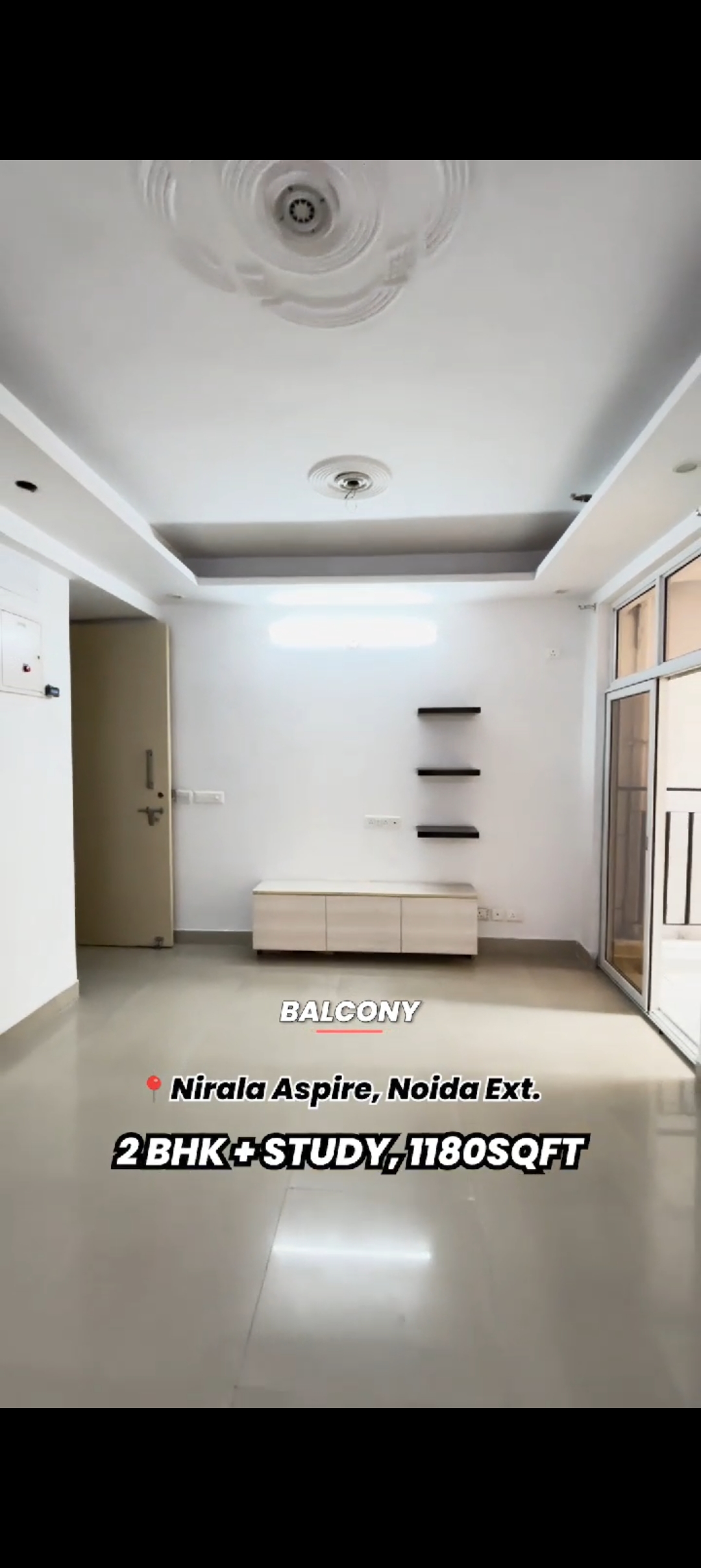 2.5 BHK + Study Room Apartment For Sale in Nirala Aspire
