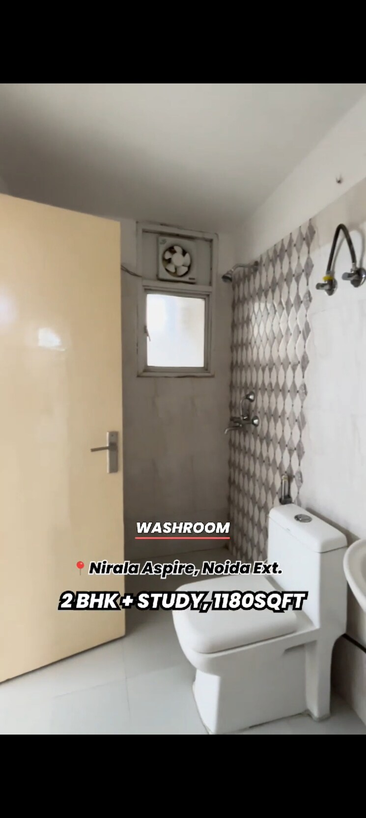 Bathroom, nirala-aspire 2.5 Bedroom 1180 Sq.Ft. Apartment In Sector 16 Greater Noida Greater Noida 8101990