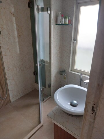 Bathroom in 3 BHK Apartment at Juhu – for Rent