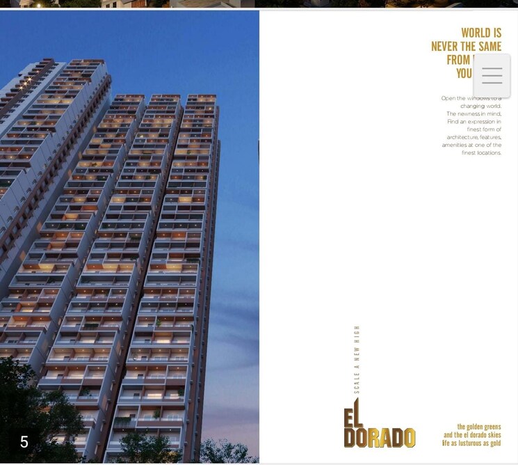 Exterior View, lansum-elena 3 Bedroom 1860 Sq.Ft. Apartment In Kokapet Hyderabad 8102075