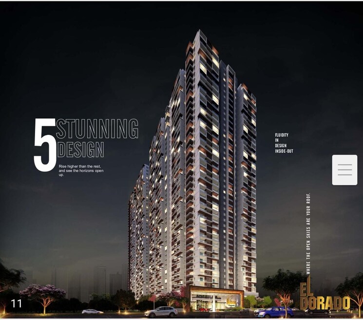 Exterior View, lansum-elena 3 Bedroom 1860 Sq.Ft. Apartment In Kokapet Hyderabad 8102075