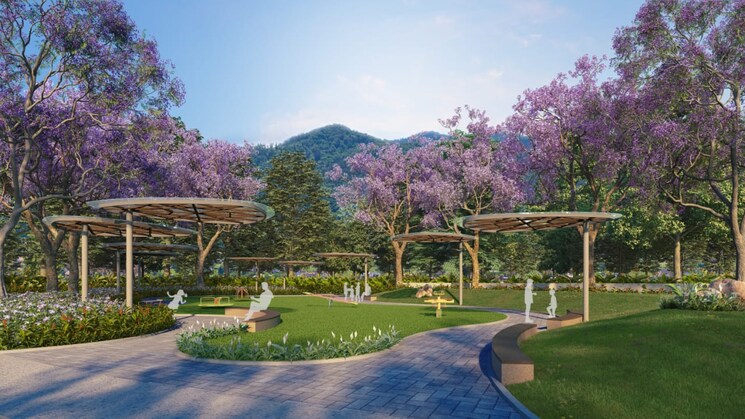 Garden, wadhwa-wise-city 2 Bedroom 850 Sq.Ft. Builder Floor In Old Panvel Navi Mumbai 8102233