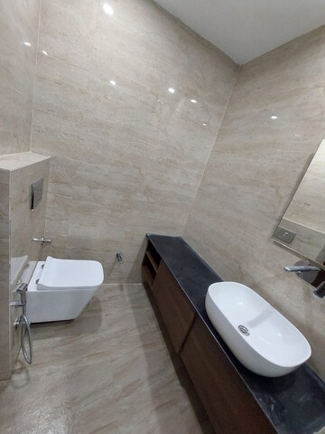 Bathroom in 3 BHK Builder Floor at New Friends Colony – for Rent