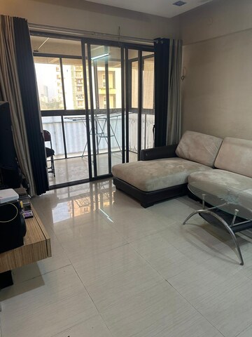 Living Room in 2 BHK Apartment at Lodha Paradise, Majiwada – for Rent
