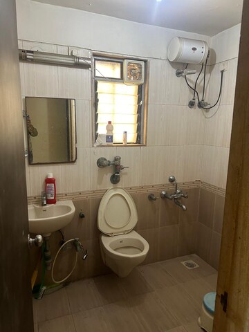 Bathroom in 2 BHK Apartment at Lodha Paradise, Majiwada – for Rent