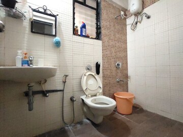 Bathroom in 2 BHK Apartment at Suncity Complex, Powai – for Rent