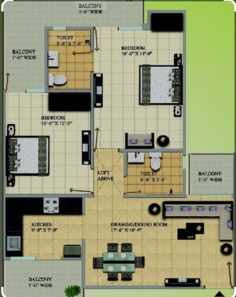 2 BHK Apartment For Resale in Gaursons Ska Green Mansion Sector 12 Greater Noida Greater Noida  8102420