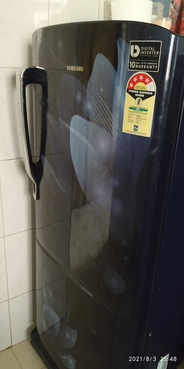 Bathroom in 1 BHK Apartment at Rajgad Chs Seawoods, Seawoods – for Rent